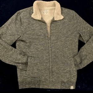 1 Lucky Brand Jacket and 1 Hollister hoodie
